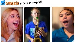 INSTANTLY Playing The Last Song They Listened To (Saxophonist on OMEGLE)