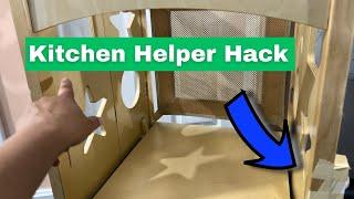 Guidecraft Classic Kitchen Helper - My Kitchen Helper hack is a game changer