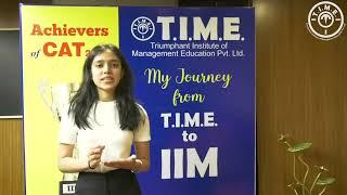 Tanu (T.I.M.E. student selected into IIM Sambalpur MBA 2023-25 batch)