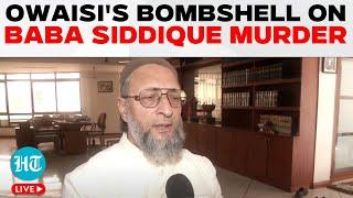 Baba Siddique Death: Owaisi Bombshell On Baba Siddique Murder | Lawrence Bishnoi | Salman Khan