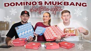 DOMINOS CHRISTMAS MUKBANG!