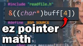 you will never ask about pointer arithmetic after watching this video