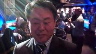 SATORU ARAI from SONY speaks to WILLIAM FARIA