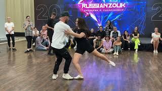 Maxim Chistokletov & Oksana Zemtsova. Demo 1. Russian Zouk Congress 2024 | Zouk Dance