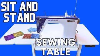 Sit and Standing Sewing Table - Height Adjustable Small Standing Desk!