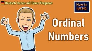 Mastering Ordinal Numbers: Forming Dates & More! ️ | German Basics  #A1German #EasyGerman