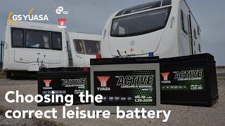 Choosing the correct leisure battery and how to look after it - GYTV