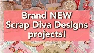 NEW projects with Scrap Diva Designs! November release available 11/1