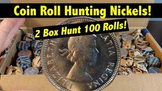 Coin Roll Hunting Nickels - 2 Box Hunt! *And our first 2024 KC3!