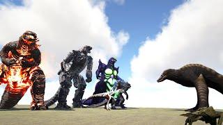 Skull Crawler vs Team Godzilla | Ark Battle