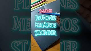 Swatch Staedtler metálicos  apuntes bonitos * bullet journal * letras bonitas * papelería