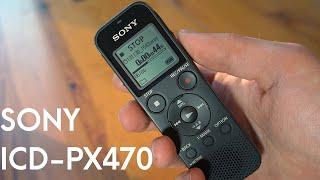 Sony ICD PX470 Digital Audio Recorder Review