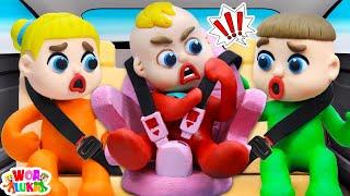 No No, Baby Jack Doesn't Want The Seatbelt | Luka Learns Car Safety Tips For Kids