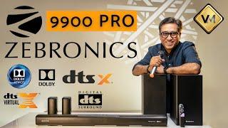 Zebronics 9900 Pro Dolby Atmos Soundbar | 5.2.4 Home Theatre | Zebronics 9900 Soundbar