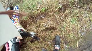 Что будет если резко зажать передний тормоз / pitbike fails