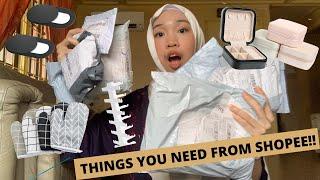 SHOPEE HAUL : THINGS YOU NEED IN LIFE