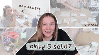 only 5 sold?! (but im happy about it) making and packing advent calendars studio VLOG164