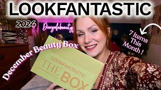 *SPOILER* LOOKFANTASTIC DECEMBER 2024 BEAUTY BOX UNBOXING - 7 ITEMS THIS MONTH!