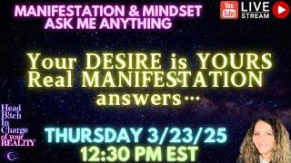 MANIFESTATION LIVE Q&A 3/13/25 ASK ME ANYTHING Manifesting with Kimberly is live!