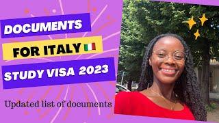 Documents for Italian study visa Application | Updated list for 2023