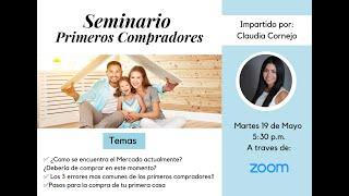  Seminario para primeros compradores - Claudia Cornejo 