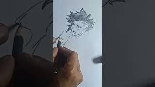 kawaki uzumakii#how to draw boruto#how to draw kawaki time skip#shorts