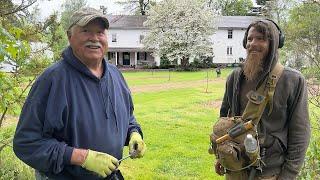 Digging Up Lost Treasures From an Old Colonial American Home.