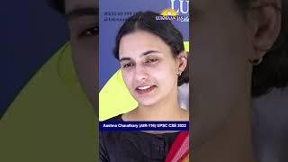 S. Ansari Sir's videos on Ethics helped in CSE GS Paper IV | Aashna Chaudhary | AIR 116