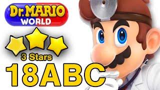 Dr. Mario World 3 STARS 18A 18B 18C CuriousRingo GAMING