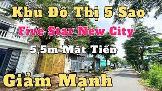 Giảm Mạnh Nhà Khu Đô Thị 5 Sao Five Star New City Bình Chánh 6m mặt tiền tặng full nội thất cao cấp