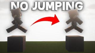 How To Cross One Block Gaps Without JUMPING... (Ft. @awolfboi)