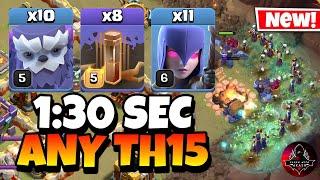 EPIC STRATEGY | TH15 Yeti Witch Quake Attack Strategy | TH15 Yeti Witch | Best TH15 Attack Strategy