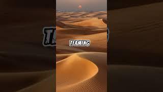 Sahara Desert was inhabited by galloping crocodiles... #history  #shorts
