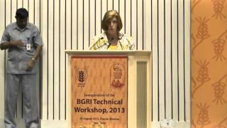BGRI Inauguration 2013 - Jeanie Borlaug, Borlaug Global Rust Initiative