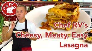 CHEESY, MEATY, EASY LASAGNA