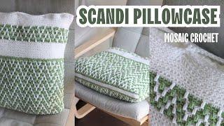 Scandi PillowCase Mosaic Crochet Pattern