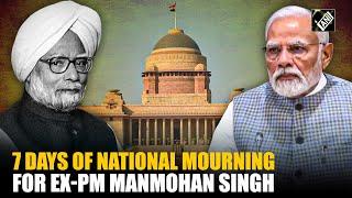 Manmohan Singh passes away at 92; Govt declares 7 days of national mourning in honour