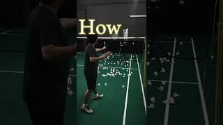 How to play net kill part-1  #badminton #badmintontechnique #badmintonindonesia #badmintonindia