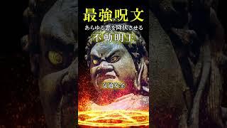 【生霊返し/除霊/邪気払い】強力に効く不動明王真言#運気アップ #浄化 #開運 #波動 #shorts