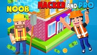 NOOB vs PRO and HACKER - Idle Construction 3D