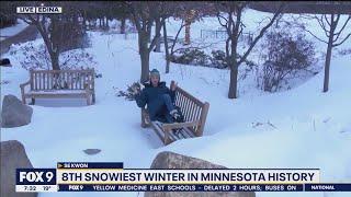 Minnesota weather: 8th snowiest winter in Minnesota history