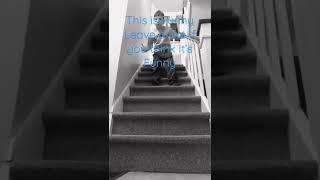 Evil Johntheqt goes down the stairs