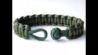 How to Make a "clean" Diamond Knot and Loop Cobra Paracord Survival Bracelet-Hidden Melting Points