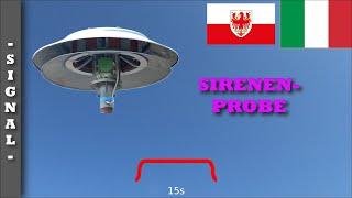 Sirenensignal "Sirenenprobe" (Italien - Südtirol) | FS8