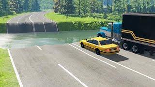 Mobil vs Deep Water - BeamNG Drive