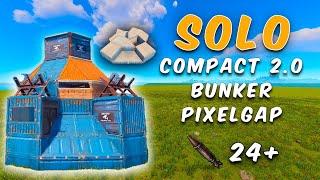 *COMPACT 2.0* Solo Bunker 24+ Rockets (Guide) / Rust Base Design
