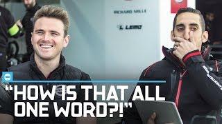 German Pronunciation Challenge | Nissan’s Sebastien Buemi And Oliver Rowland Try To Speak German