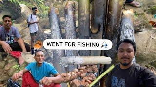 Adventure day with brothers|| caught fish with hand|| cooked pork & rice in bamboo|| fun day