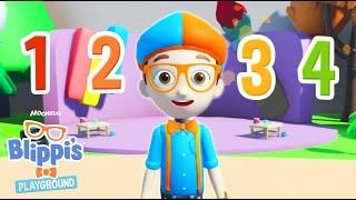 Learn Numbers with Blippi in Roblox! | Blippi Educational Gaming Videos for Kids