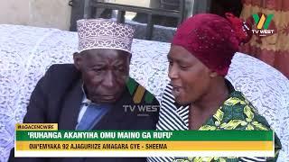 Agacencwire: Ow'emyaka 92 omuri Sheema ajaguriize amagara gye